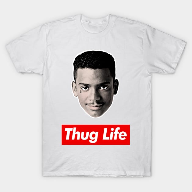 Carlton Thug Life Banks T-Shirt by DankFutura